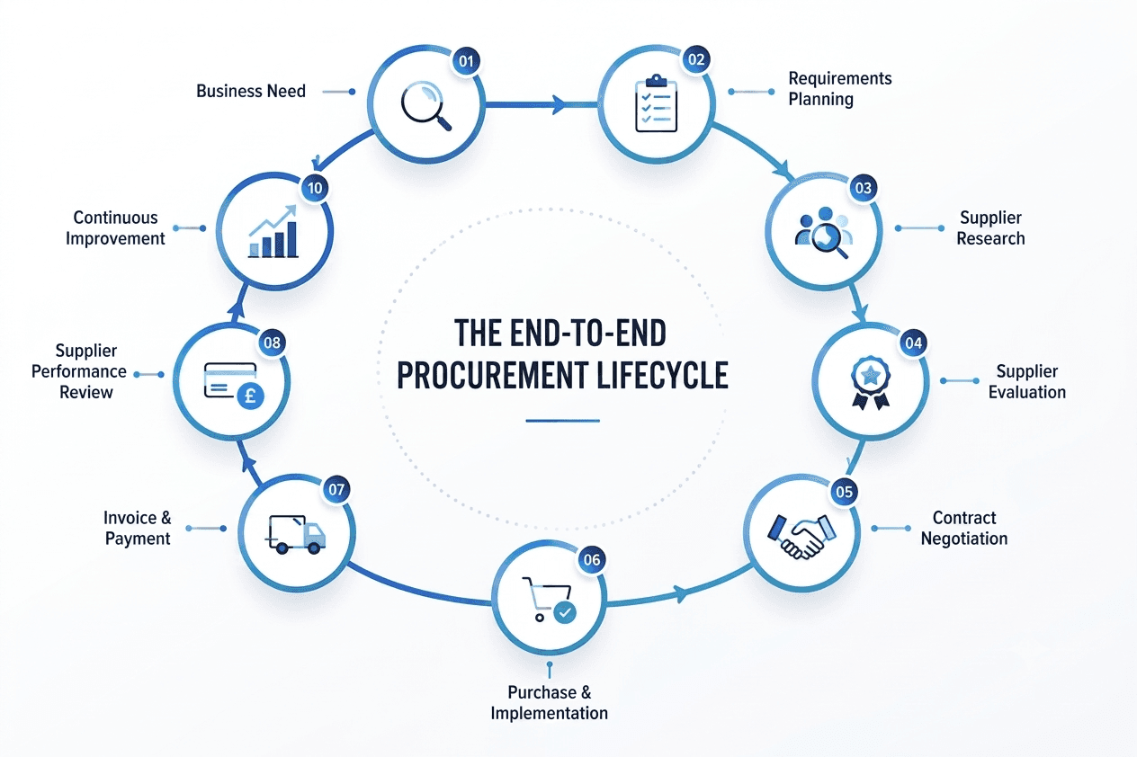 Structured Management of the Entire Procurement Lifecycle
