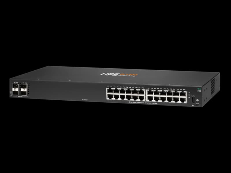HPE Aruba Networking CX 6100 24G 4SFP+ Switch