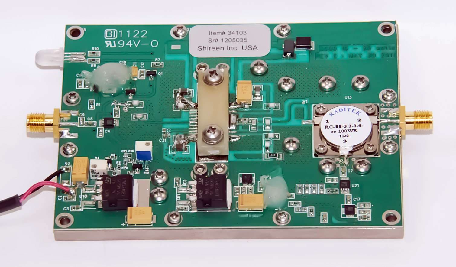 Shireen 2.4GHz 10~20 Watt OEM RF Amplifier Module
